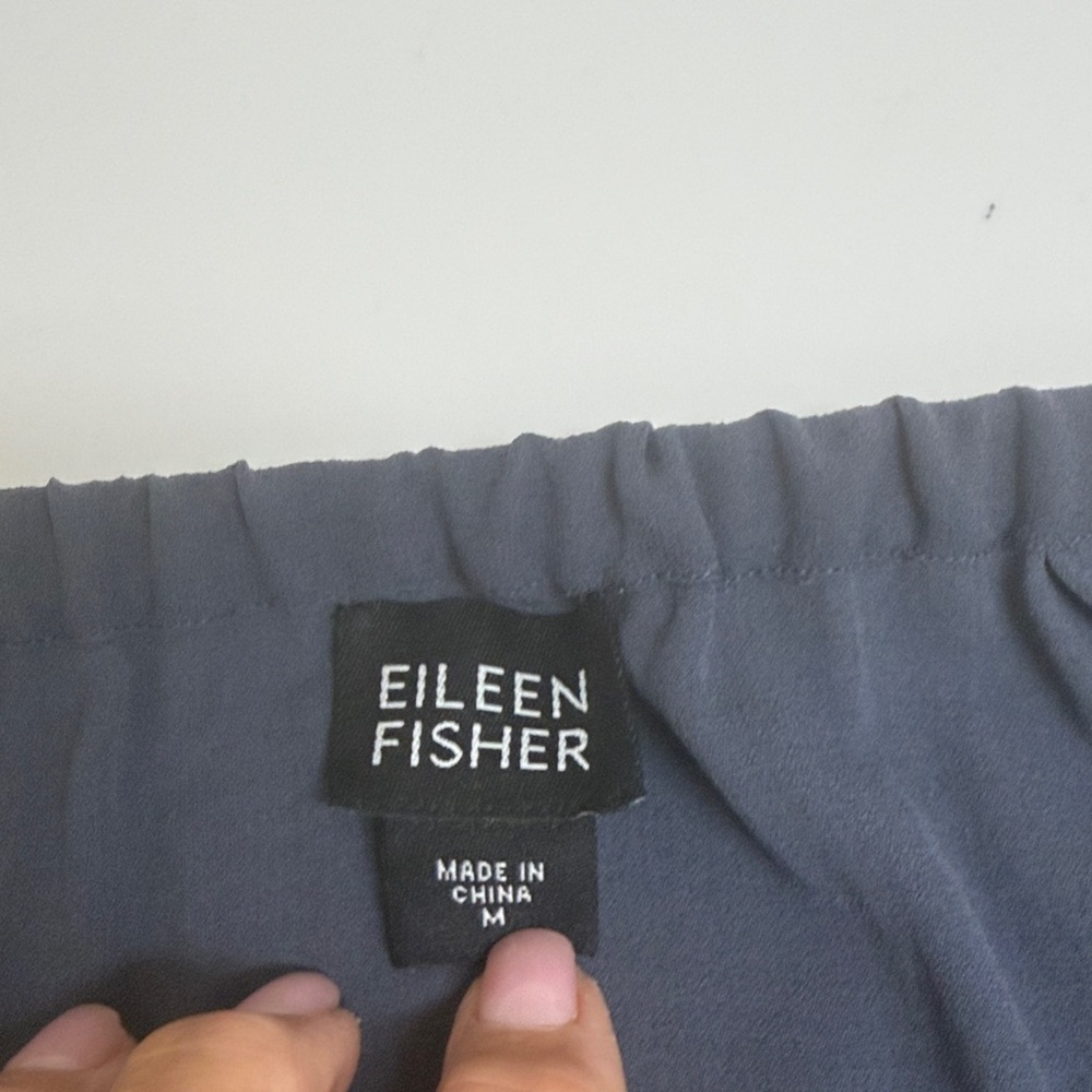 Eileen Fisher Elegant BlueGray Women's Skirt Set - Picture 15 of 16